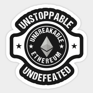 Ethereum Blockchain Crypto currency Sticker